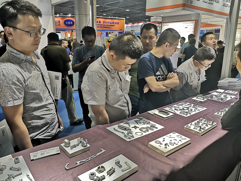 Yibi Precision represented mim parts industry to attend the 20th machinery and parts processing exhibition in Zhongshan.